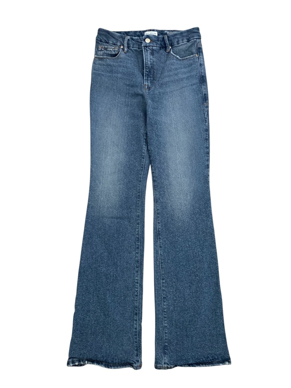 GOOD AMERICAN Good Classic Bootcut Jean High Rise 6/28